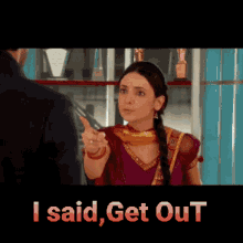 Arnav Angry Get Out GIF - Arnav Angry Get Out I Said Get Out GIFs