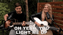 Oh Yeah You Light Me Up Brynn Elliott GIF - Oh Yeah You Light Me Up Brynn Elliott Without You Song GIFs