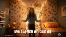Behold An Angel Will Guard You Angelina Meyer GIF - Behold An Angel Will Guard You Angelina Meyer Manifest GIFs