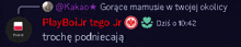 a screenshot of a foreign language chat with playboi jr