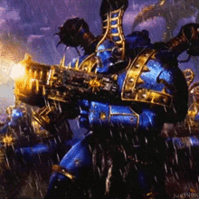 rubric marine warhammer40k chaos space marine thousand sons bolter