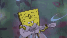 Sponge Bob Rock And Roll GIF