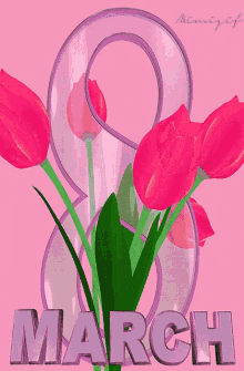 Happy Womens Day 8march GIF - Happy Womens Day 8march Flowers GIFs
