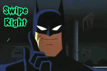 Batman Swipe Right GIF - Batman Swipe Right Batman The Animated Series GIFs
