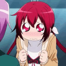 Cute Red Hair Anime Girl GIF - Cute Red Hair Anime Girl GIFs