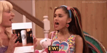 Ariana Grande Ew GIF - Ariana Grande Ew Jimmy Fallon GIFs