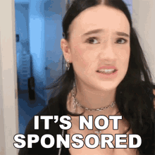 Its Not Sponsored Fiona Frills GIF - Its Not Sponsored Fiona Frills Fionalfrills Vlogs GIFs