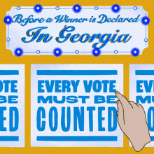 Count Every Vote Every Vote Counts GIF - Count Every Vote Every Vote Counts Georgia GIFs