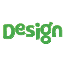 text logo design