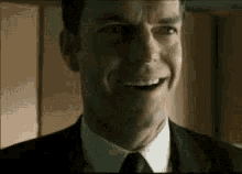 Agent Smith Laugh GIF