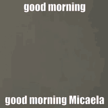 Good Morning Good Morning Micaela GIF - Good Morning Good Morning Micaela Micaela GIFs