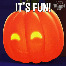 Its Fun Mr Pumpkin GIF - Its Fun Mr Pumpkin Blippi Wonders Educational Cartoons For Kids GIFs