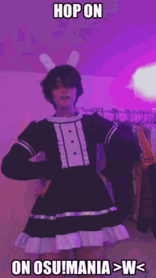 maid femboy tiktok outfit bunny