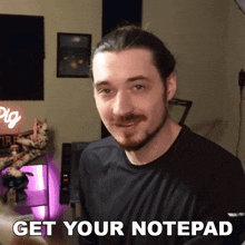 Get Your Notepad Aaron Brown GIF - Get Your Notepad Aaron Brown Bionicpig GIFs