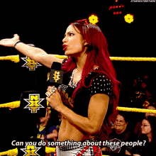 Sasha Banks Can You Do Something About These People GIF - Sasha Banks Can You Do Something About These People Annoyed GIFs