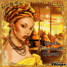 Black Queen Good Afternoon GIF - Black Queen Good Afternoon Sparkle GIFs