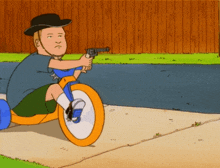 Bobby Hill Bicycle GIF - Bobby Hill Bicycle Riding GIFs
