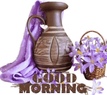 Good Morning Flowers GIF - Good Morning Flowers Jar GIFs