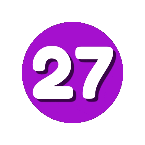 27 Sticker - 27 - Discover & Share GIFs