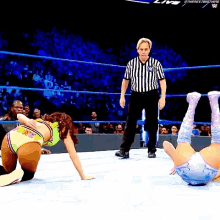 charlotte flair ric flair strut struts smack down live wrestling