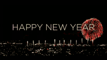 2021 happy new year fireworks celebrate