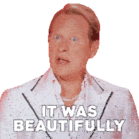 It Was Beautifully Constructed Carson Kressley Sticker