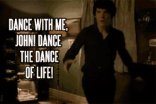 Dance The Dance Of Life GIF - Dance Sherlock Holmes Benedict Cumberbatch GIFs