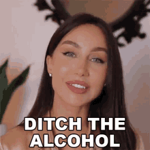 Ditch The Alcohol Coco Lili GIF - Ditch The Alcohol Coco Lili Stop Drinking GIFs