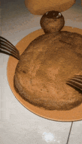 Pou Cake GIF - Pou Cake Eat GIFs