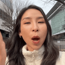 Blowing Kisses Tina Yong GIF - Blowing Kisses Tina Yong Mwah GIFs