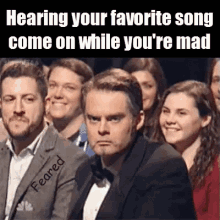 Hearing Your Favorite Song... GIF - Bill Hader Hearing Favorite GIFs
