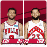 Chicago Bulls (84) Vs. Toronto Raptors (73) Third-fourth Period Break GIF - Nba Basketball Nba 2021 GIFs