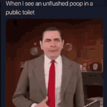 Unflushed Poop Im Hungry GIF - Unflushed Poop Im Hungry Mr Bean GIFs