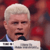 Codyrhodes Cody Rhodes GIF - Codyrhodes Cody Rhodes I Have To Finish The Story GIFs