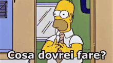 Homer Simpsons Lavoro Che Faccio Ufficio Nervoso GIF - Homer Simpson Job What Can I Do GIFs
