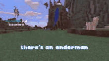 Theres An Enderman Im Not Looking At You GIF - Theres An Enderman Im Not Looking At You Dont Look GIFs