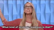 What Kind Of Strategic Madness Is That? GIF - Strategy Madness Big Brother GIFs
