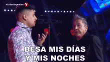 Besa Mis Dias Y Mis Noches Ricardo Montaner GIF - Besa Mis Dias Y Mis Noches Ricardo Montaner La Voz Argentina GIFs
