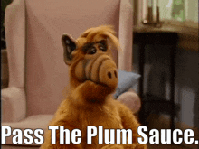Alf Plum Sauce GIF - Alf Plum Sauce Pass The Plum Sauce GIFs