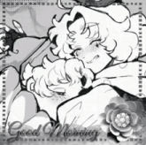 a black and white drawing of a couple with the words " good morning " on the bottom