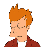 Confused Philip J Fry Sticker - Confused Philip J Fry Futurama Stickers