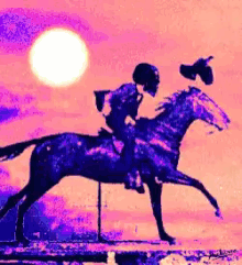 Skeletons Horse Riding GIF - Skeletons Horse Riding Psychedelic Art GIFs
