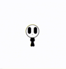 a cartoon character has a heart above his head