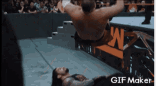 Roman Reigns Raw GIF - Roman Reigns Raw Samoa Joe GIFs