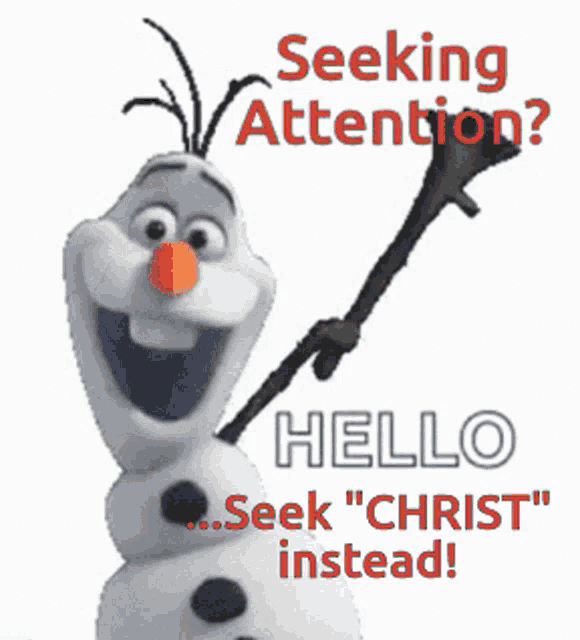 a picture of olaf from frozen with the words 