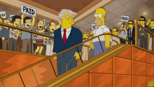 Donald Trump The Simpsons GIF - Donald Trump The Simpsons Homer Simpson GIFs