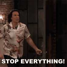 Stop Eveything Spencer Shay GIF - Stop Eveything Spencer Shay Icarly GIFs