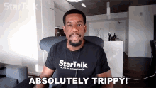 Absolutely Trippy Chuck Nice GIF - Absolutely Trippy Chuck Nice Star Talk GIFs