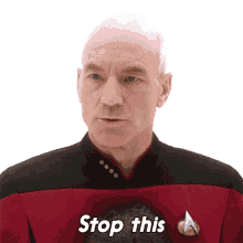Stop This Captain Jean Luc Picard GIF - Stop This Captain Jean Luc Picard Star Trek GIFs