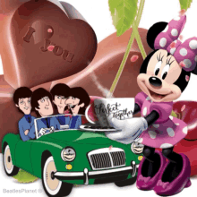 Minnie Mouse Car GIF